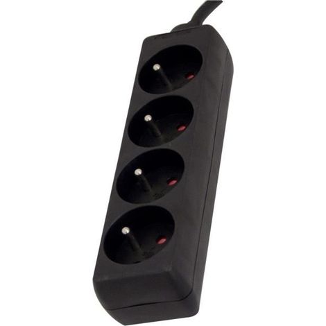 Chacon - tcd-4voud. Erde + schnur schwarz - rechteckig 1,5 m - 44022 - 5411478440222
