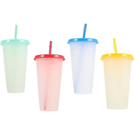 Lot de 4 tasses à changement de couleur (1/3)
