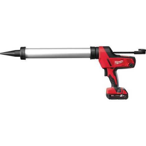 Milwaukee C18 PCG / 600A-201B 18V Juego de jeringa de pegamento y kit de batería de ion Li (1x batería de 2.0Ah) incl. (1/2)