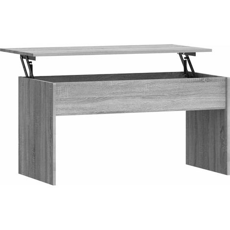 Maison Exclusive - Tavolino Grigio Sonoma 102x50,5x52,5 cm in Legno Multistrato (1/5)