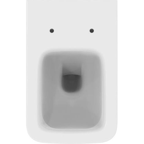 WC suspendu à vidage en profondeur, Cube Blend, AquaBlade, 355x560x400mm, blanc soie