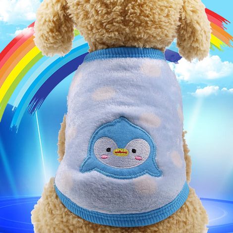 Pull Pour Chien Petit - En Velours Corail - Taille S - Tour De Poitrine 35 Cm - Longueur Dos 25 Cm - Pour Chiot Et Chien Miniature (1/5)
