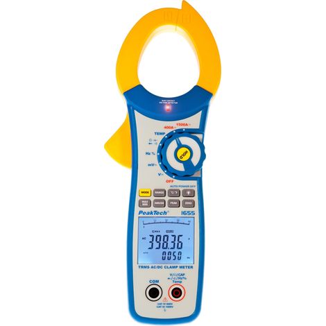 Digitales Multimeter Peaktech Modell 4250 misst 1500 A