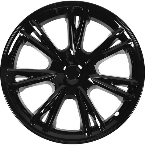 4Jantes Enjoliveurs 19 Pouces Anti-Rayures Style Sportif Compatible Tesla Model Y 2020-2023 Noir Brillant Lot de 4 (1/5)