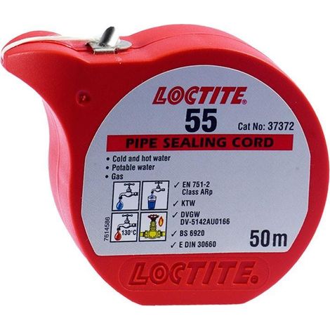 LOCTITE sellador tuberia loctite 55 50m , 0UNIDADES , LOCTITE sellador tuberia loctite 55 50m , 0UNIDADES (1/3)