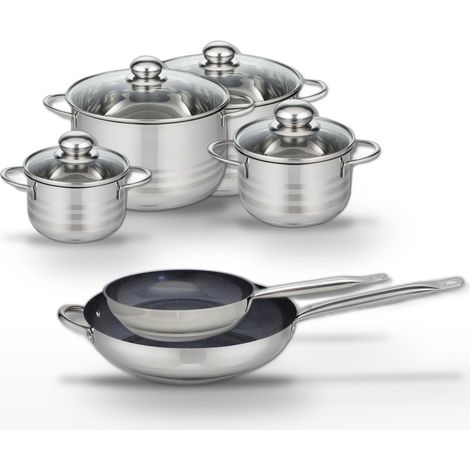 Lot 2 Poêles 24/32cm et 4 Faitouts 14/16/20/24cm Elo Profi Therm Platinum (1/5)
