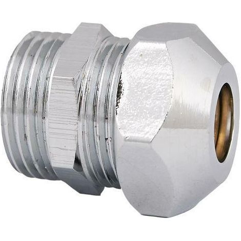 JS QUETSCHVERSCHRAUB. AUF NIPPEL MIT AG, DN15, 1/2"x1/2"x12MM, VERCHR (1/2)