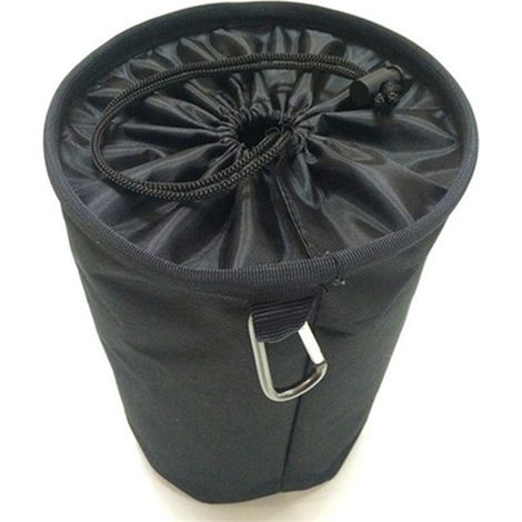 bolsa con clip, tejido Oxford 600D, ganchos tipo D, cordón ajustable, para uso interior y exterior. (1/5)