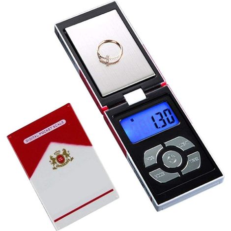 Balance de poche Ortviai 500g/0.01g Écran LCD Portable Précise Conversion Unités Bijouterie Cuisine Compacte (1/5)