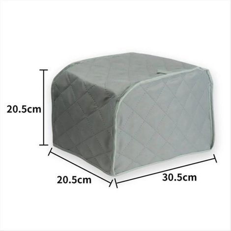 Housse Pour Grille-Pain - 30 X 20 X 20 Cm - En Coton Et Polyester - Pour Grille-Pain 2 Fentes - 1 Pièce (1/5)