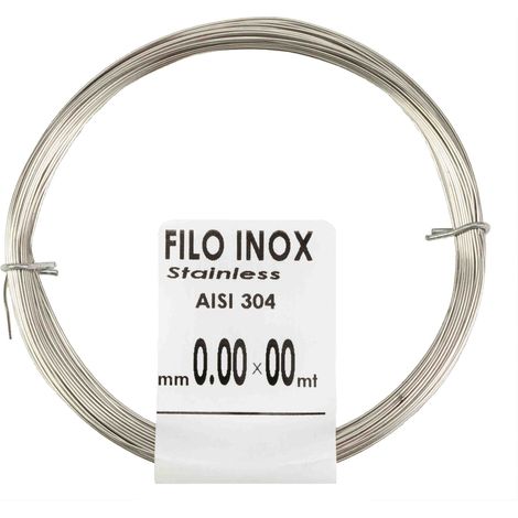 MATASSINA FILO ACCIAIO INOX D 0,8 MM  10 M- FILOTECNICA- 25,0 pz