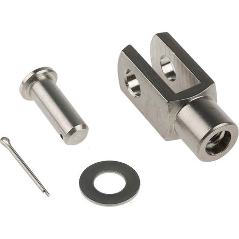 Chape en Acier inoxydable, Filetage de fixation M8 x 1.25 ( Prix pour Paquet de 4 )
