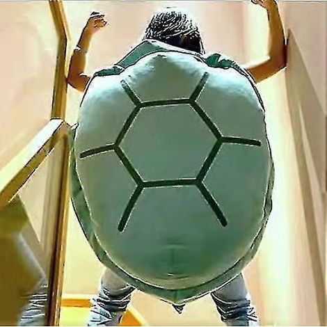 Coussins en forme de carapace de tortue portables, costume en peluche pondéré géant en forme de carapace de tortue, cadeau d'anniversaire 160cm (1/5)