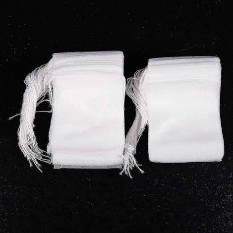 1000 sachets de thé vides jetables avec ficelle et papier filtre thermoscellable (1/4)