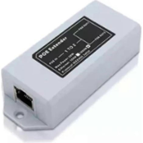 Gigabit-PoE-Netzwerk-Repeater mit Kaskadierung, 1 Eingang und 2 Ausgängen, kompatibel mit dem IEEE 802.3AT/AF-Standard für IP-Kameras (1/5)