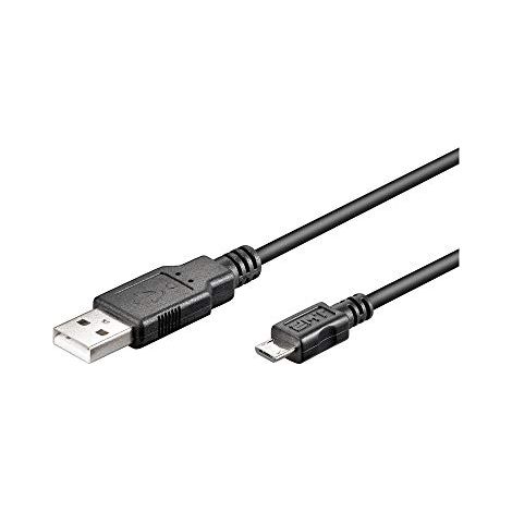 MANHATTAN Cavo USB 2.0 A Maschio/Micro B Maschio, 0,15 m, Nero (1/2)