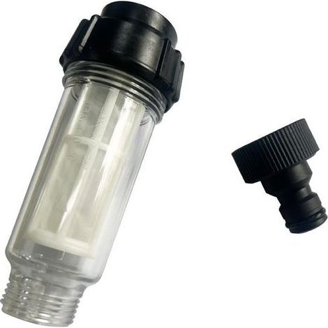 Filtre Ă eau pour nettoyeur haute pression avec adaptateur, 4 x 4 x 11 cm, F 3/4", M 3/4" (1/3)