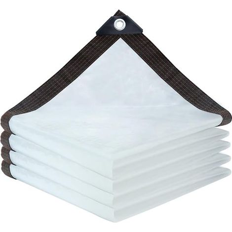 Transparent Tarpaulin with Eyelets Waterproof Outdoor Tarpaulin 3 x 5 m Suitable for Outdoors Patios Chicken Coops Balconies Water Resistant Dust and Leaks (1/5)