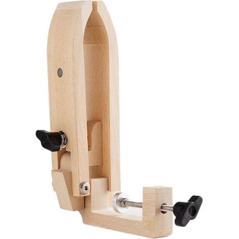 Verstellbarer Holzschraubstock zum Nähen von Leder, freihändige Stütze, DIY-Werkzeug für Lederwaren, Geldbörsen und Lederaccessoires (1/5)