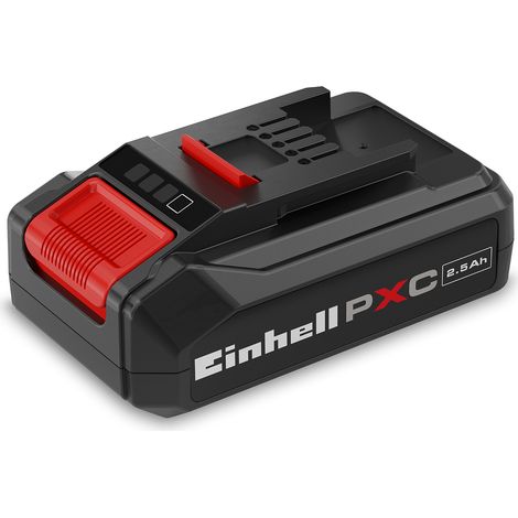 Original Einhell 18 V 2,5 Ah PXC Akku (Li-Ion, 18 V, Ladezustandsanzeige, Batteriemanagementsystem, passend für alle Power X-Change Geräte, ohne Ladegerät) (1/5)