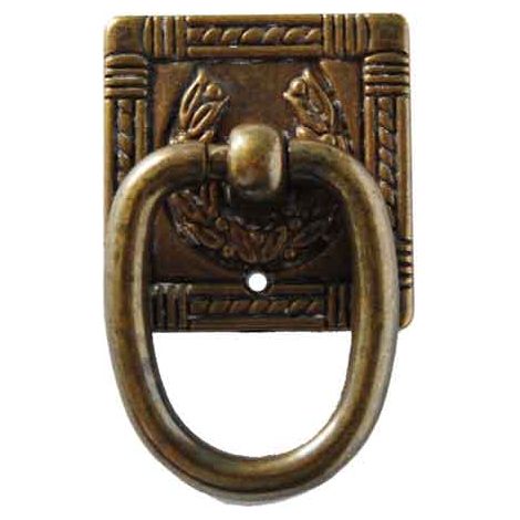 POIGNÉE POUR MEUBLES '5038/A7' 34x54 mm - Patiné ancien