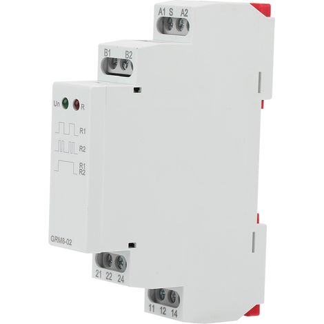 Relais à impulsion électronique GRM8-02, relais à verrouillage, relais mémoire, 230 V CA (1/5)