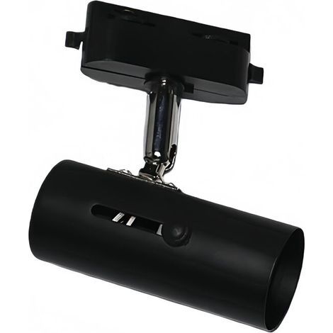 Support de projecteur LED sur rail E27 universel PAR20/PAR30/PAR38 – Orientable, aluminium renforcé, noir, sans ampoule