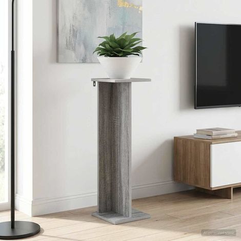 Soporte de plantas 2 pcs Gris 25 x 25,5 x 80,5 cm