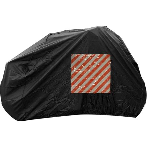 Housse de vélo pour 2 vélos – Protection pluie, neige, poussière – Nylon durable avec cordon de tension et crochets – Poche pour panneau d'avertissement – Proplus (1/5)