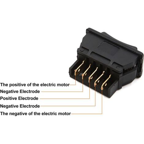 Lève-vitre Bouton Lève Vitre Commande de Commutateur électrique Porte de Fenêtre 5 Pins Universel 3 Pcs (1/4)