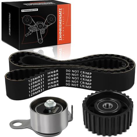 Kit cinghia di distribuzione, in gomma, lunga 16 mm, larga 25 mm, compatibile con veicoli commerciali leggeri, elevata durata. (1/5)