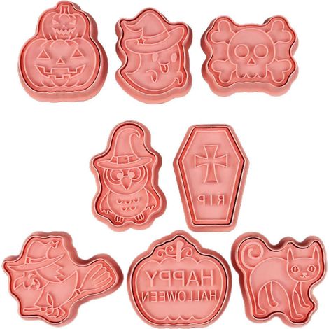 moules à biscuits en fondant pour Halloween, en plastique. (1/5)