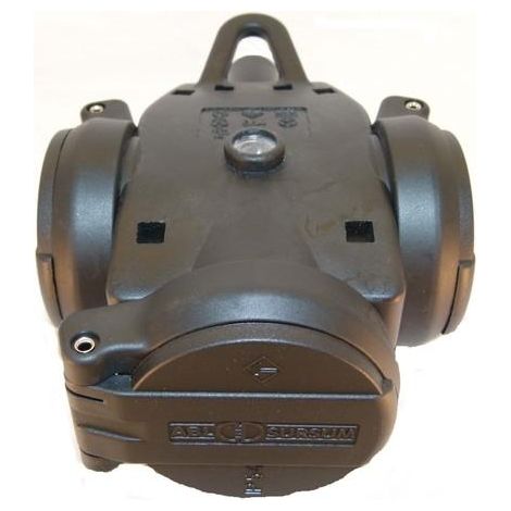 ABL Sursum 1173503 toma eléctrica negra 16A 250V IP54