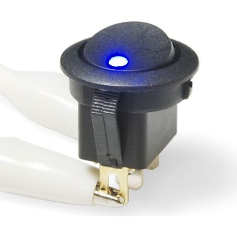 Interruttore tondo da pannello con led di colore (1/3)