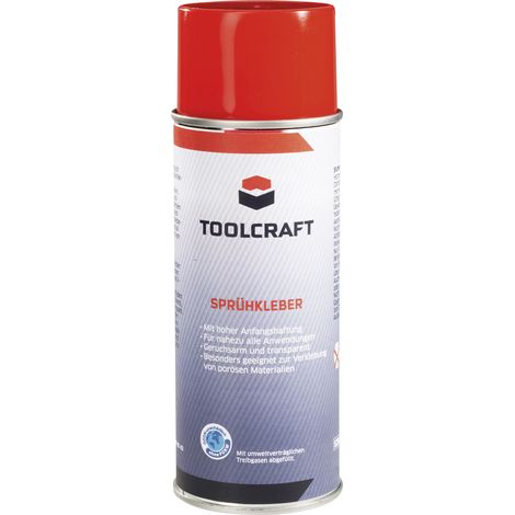 TOOLCRAFT 886543 Sprühkleber 400 ml mit Variablem Sprühkopf