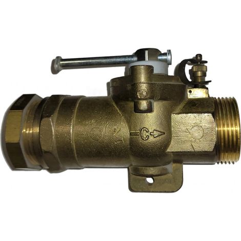 Kugelhahn Typ E, Gas mit PE-Sockel 32/M33X42