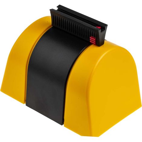 Barrière sécurité RS PRO Jaune en Polyester, Long. 4.6m ( Prix pour 1 ) (1/3)