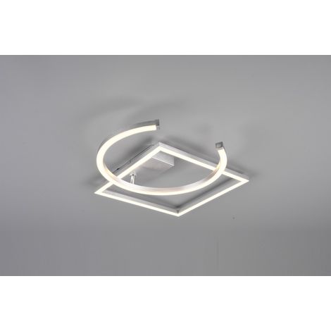 Plafoniera Pivot Led 23,5w Nichel L42 cm Dimmerabile Trio Lighting (1/4)