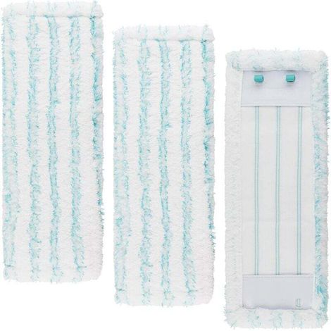 Confezione da 3 fodere di ricambio compatibili con Leifheit Professionnel XL Micro Duo, efficaci fodere in microfibra per tutti i pavimenti, con elevato assorbimento d'acqua e decontaminazione (1/4)