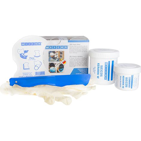Epoxidharz zum Spachteln Weicon Keramik W weiß 0,2 kg