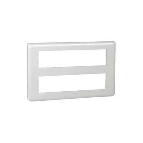 Legrand 078828 - Plaque PROG MOSAIC - 2X10 MOD HORIZONTAL - BLANC
