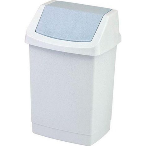 CURVER CLICK IT 50L Mülleimer, 38,5 x 33,5 x 63,5 cm, grau (175919)