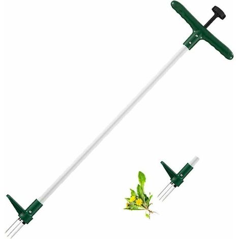Green Mobility – Outil de désherbage manuel – Triple griffe à long manche (1/5)