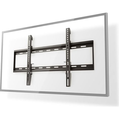 Soporte de pared fijo para TV  42-70"  Peso máximo de pantalla soportado: 60 kg  Distancia mínima a la pared: 29 mm  Acero  Negro