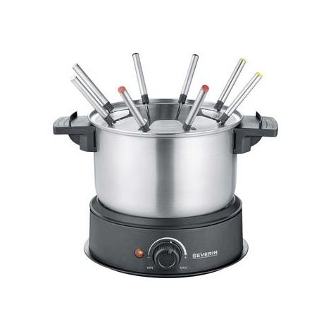 [NEUWERTIG] B-Ware Severin 2470 Fondue 1500 W Edelstahl Käsefondue Schokoladenfondue 1,4 Liter