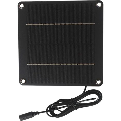 Panneau Solaire Pour Caméra Extérieure 24W 12V Panneau Solaire pour Véranda Étanche Avec Port DC 5521 Pour Caméras Sécurité Jardin Camping Éclairage Extérieur (1/5)