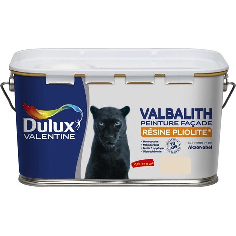 Peinture Façade Valbalith Mat Ton Pierre 2,5 L - Dulux Valentine