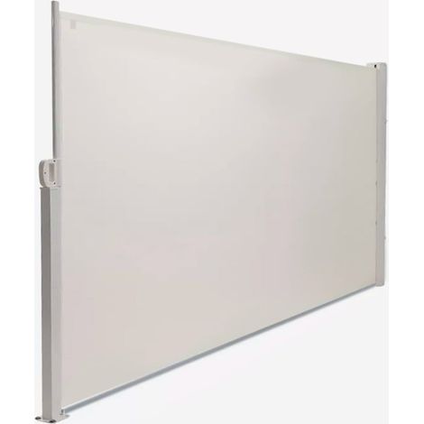 Paravent extérieur rétractable 140x300 cm – Tissu polyester imperméable 180 gr/m² – Protection UV et anti-vent – Installation facile – Elios Parasols