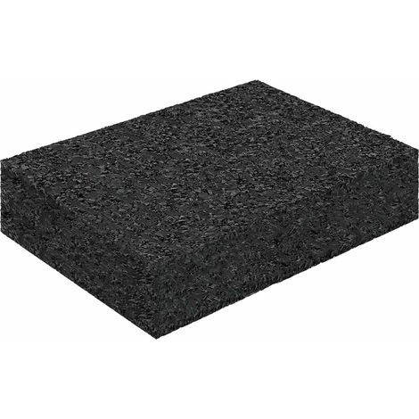 Rubber Granulate Patio Pad Black 6 x 9 x 2 cm Rubber vidaXL