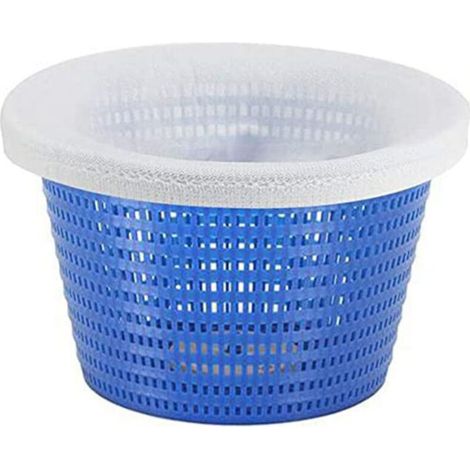 Lot de 20 chaussettes filtrantes pour écumoire de piscine, chaussettes filtrantes en nylon élastique, chaussettes filtrantes pour écumoire de piscine pour retenir le pollen, les feuilles et le (1/4)